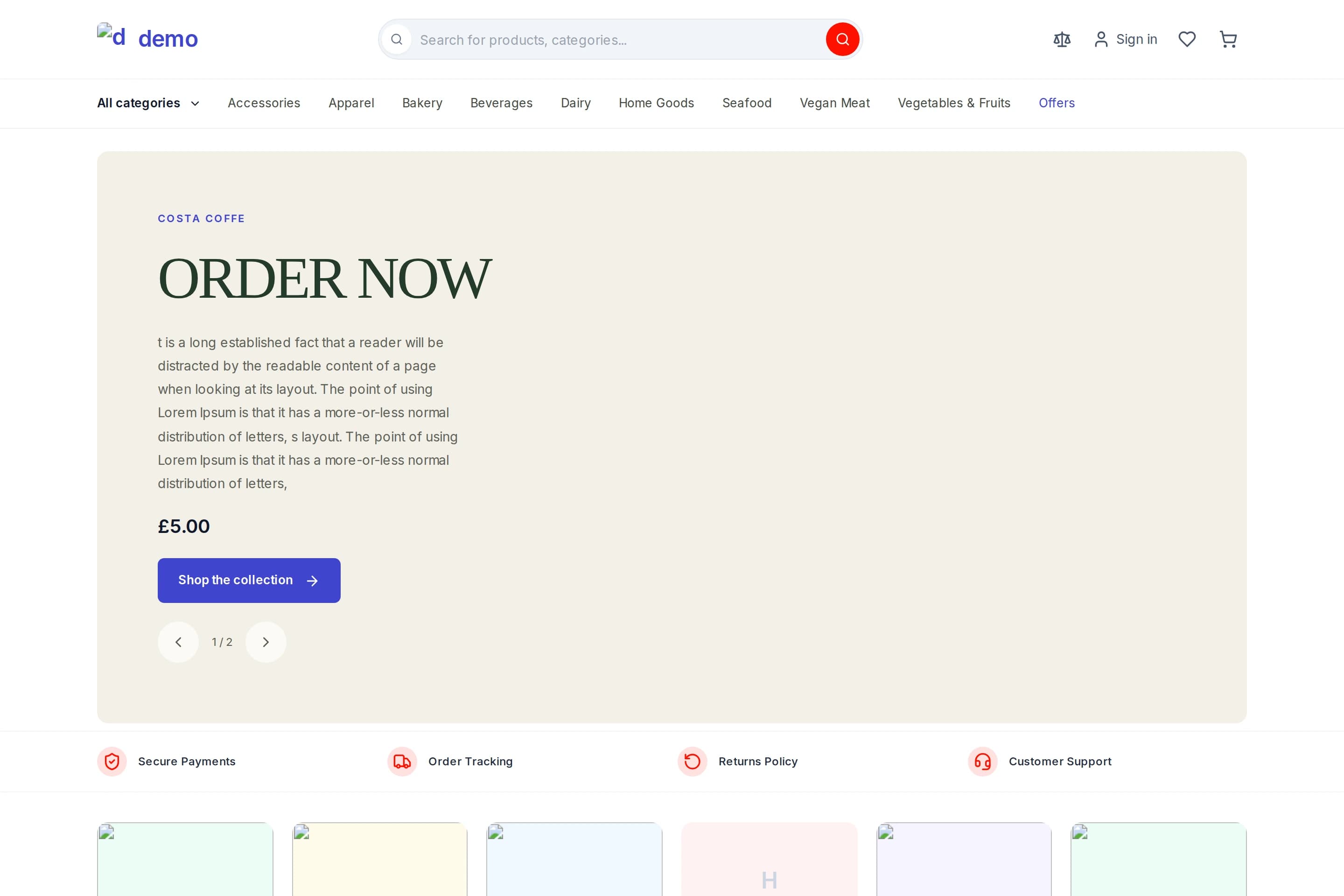 Hostfreeli web application preview